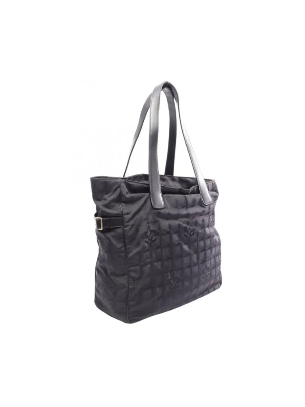 Chanel Tote New Travel Line GM Black Leather